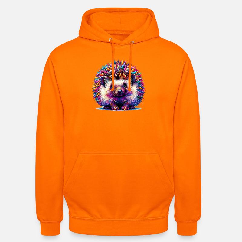 Hérisson - Sweat-shirt à capuche unisexe - orange