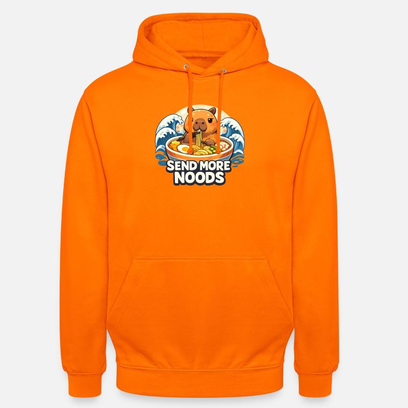 Envoyez plus de nouilles - Sweat-shirt à capuche unisexe - orange