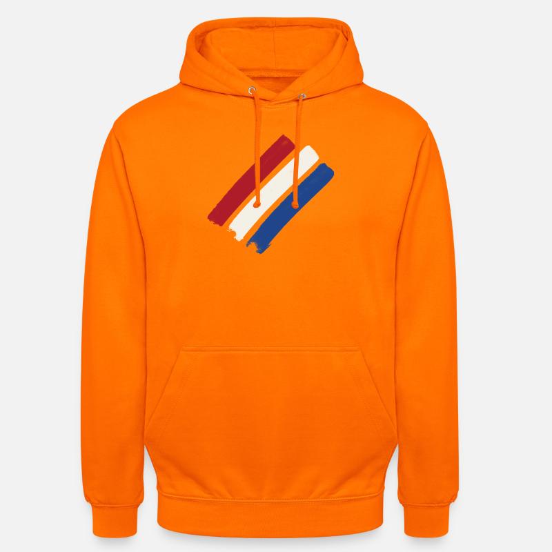 Pays-Bas - Sweat-shirt à capuche unisexe - orange