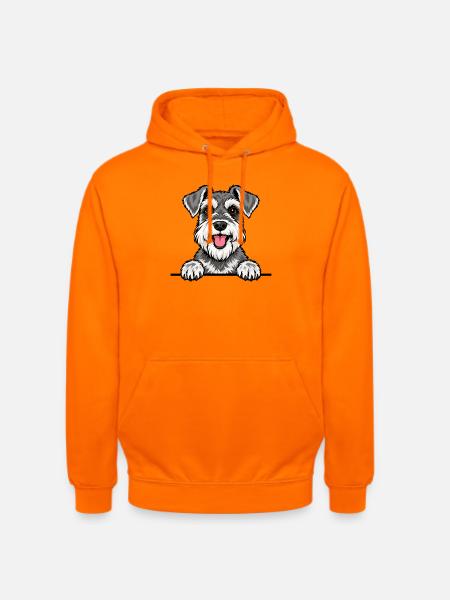 Zwergschnauzer - Unisex Hoodie - Orange