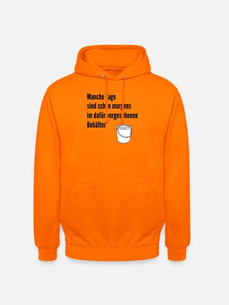 Day in the bucket - Unisex Hoodie - orange
