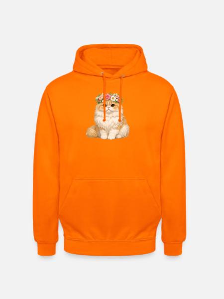 Perserkatze - Unisex Hoodie - Orange