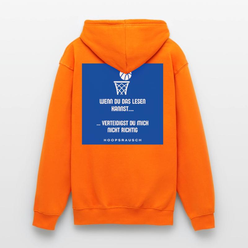 Lesen oder Verteidigen Spruch Hoopsrausch Unisex Hoodie