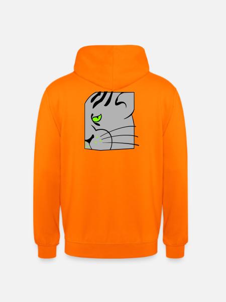 Cat - Unisex Hoodie - orange