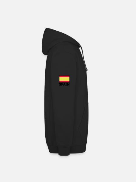National Flag of Spain - Unisex Hoodie - black