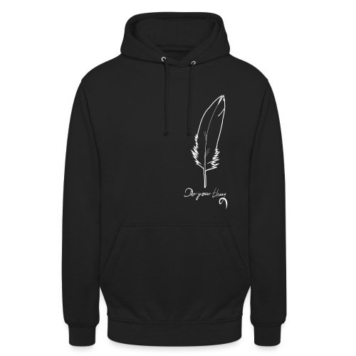 Do Your Thang Black Swan Feather - Unisex Hoodie