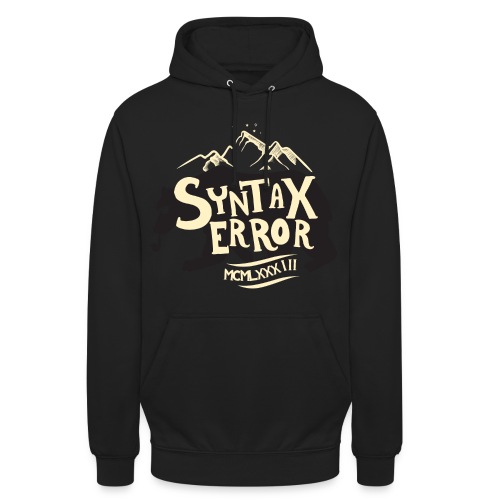 Syntax Error Bear - Luvtröja unisex
