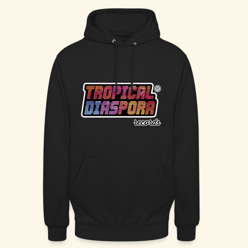 Oryginalne logo Tropical Diaspora® Records - Bluza z kapturem typu unisex