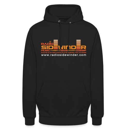 Radio Sidewinder logo and url - Unisex Hoodie