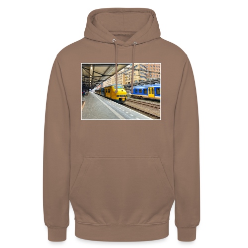 Museumtrein (Mat'64) op Station Amersfoort Centraa - Uniseks hoodie