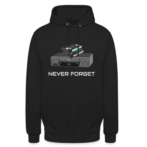 VHS Retro Never Forget - Unisex Hoodie