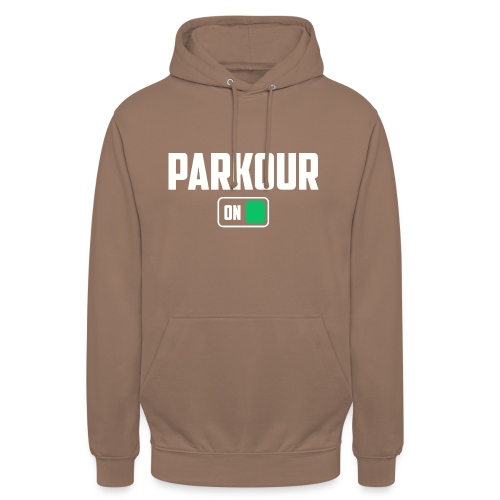 Parkour mode on cadeau parkour freerun humour - Sweat-shirt à capuche unisexe