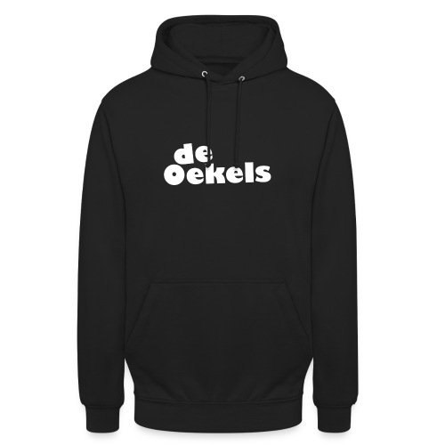 DeOekels t-shirt Logo wit - Hoodie uniseks