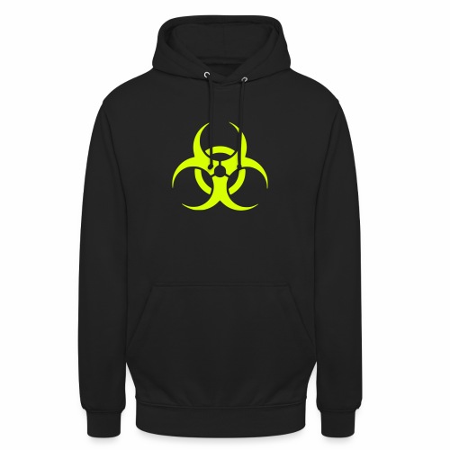 Biohazard Symbol Toxic Giftig Gefahr Danger Logo - Unisex Hoodie