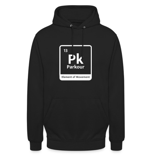 PK Element of movement cadeau Parkour Freerun - Sweat-shirt à capuche unisexe