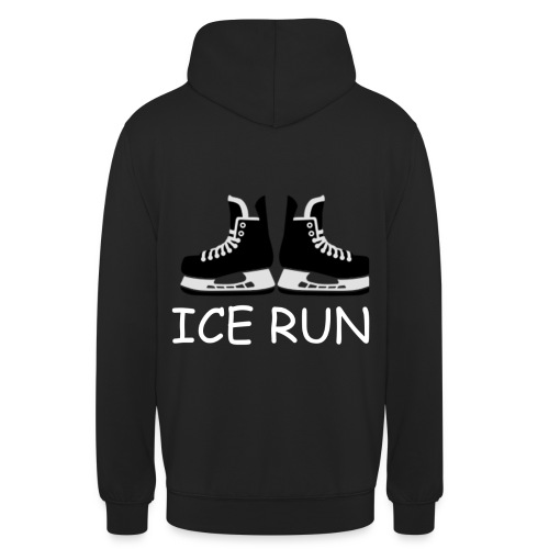 Ice Run - Sweat-shirt à capuche unisexe