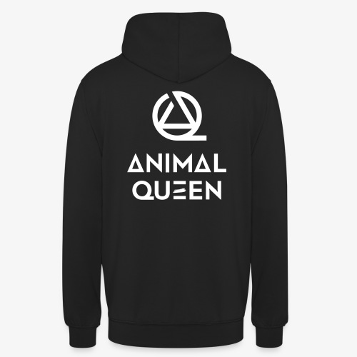 Animal Queen Fuld logo - Hættetrøje unisex
