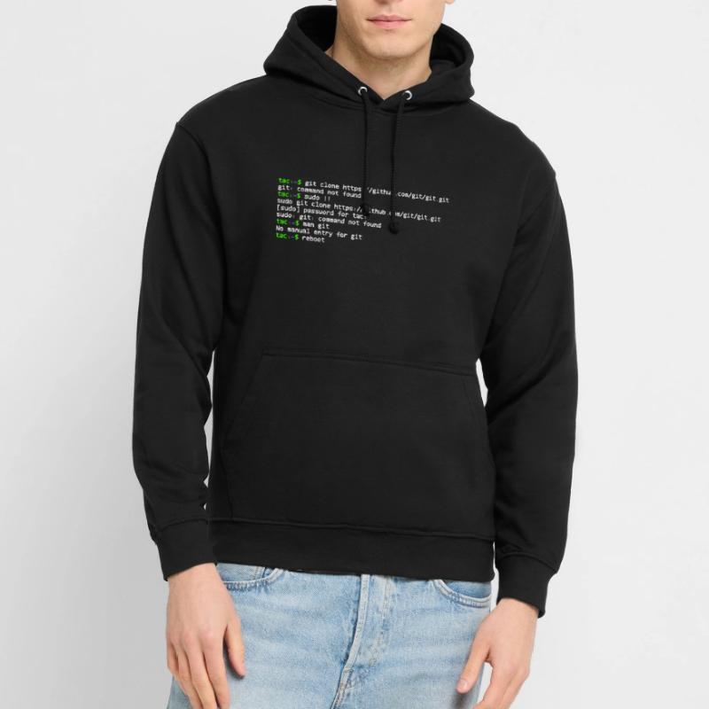 linux shell git clone Sweat-shirt à capuche unisexe