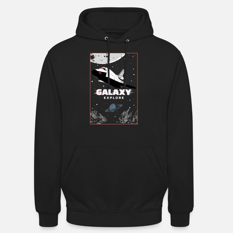 Conception de l’espace Galaxy Explorer Sweat-shirt à capuche unisexe
