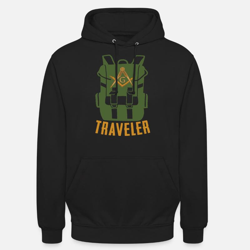 Masonic Freemasonry Fraternal - Unisex Hoodie - Schwarz