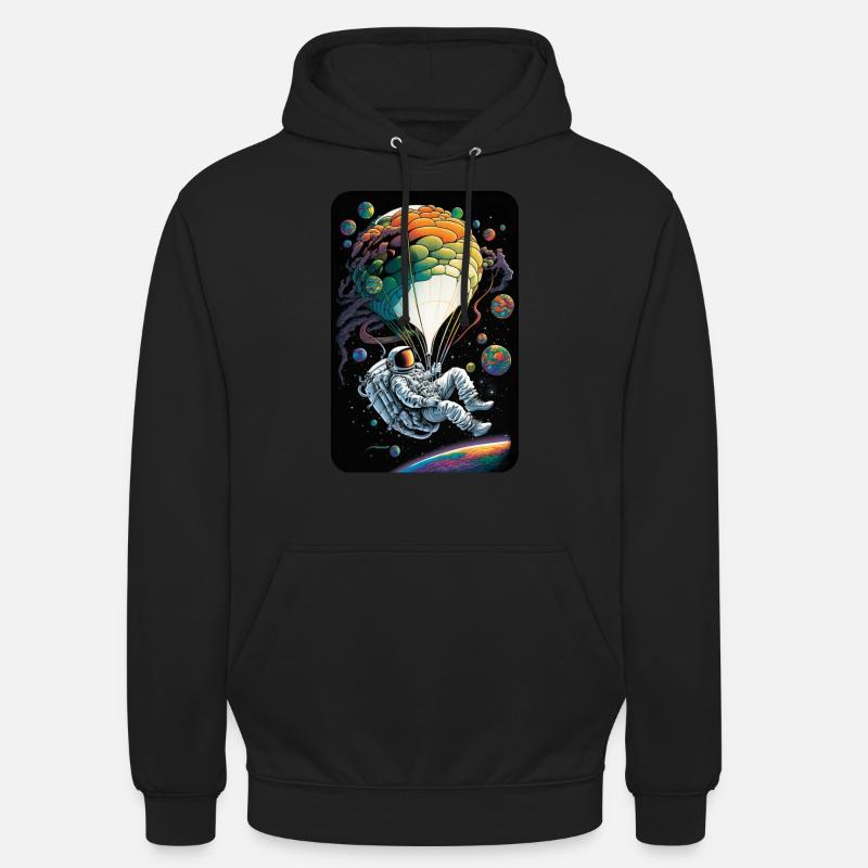 skate worm design #343 - Unisex Hoodie - Schwarz