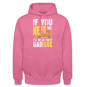 Auto Motor Klassiker - Unisex Hoodie - Pink - Vorne - Alina (178cm) & Michal (187cm)