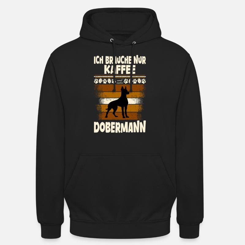 Dobermann - Unisex Hoodie - Schwarz