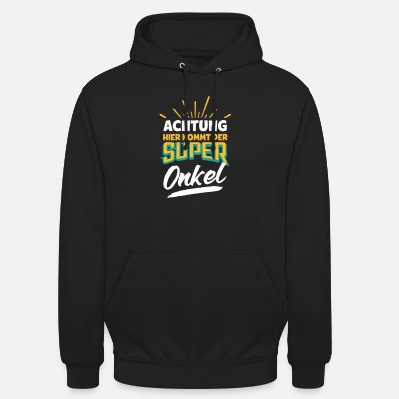 Uncle Super Uncle - Unisex Hoodie - black