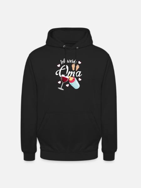 Werdende Oma Großmutter - Unisex Hoodie - Schwarz
