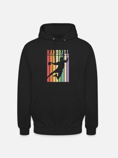 Handball RETRO - Unisex Hoodie - Schwarz