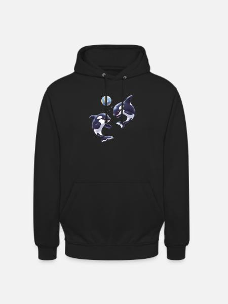 Backvolleyball - Unisex Hoodie - Schwarz