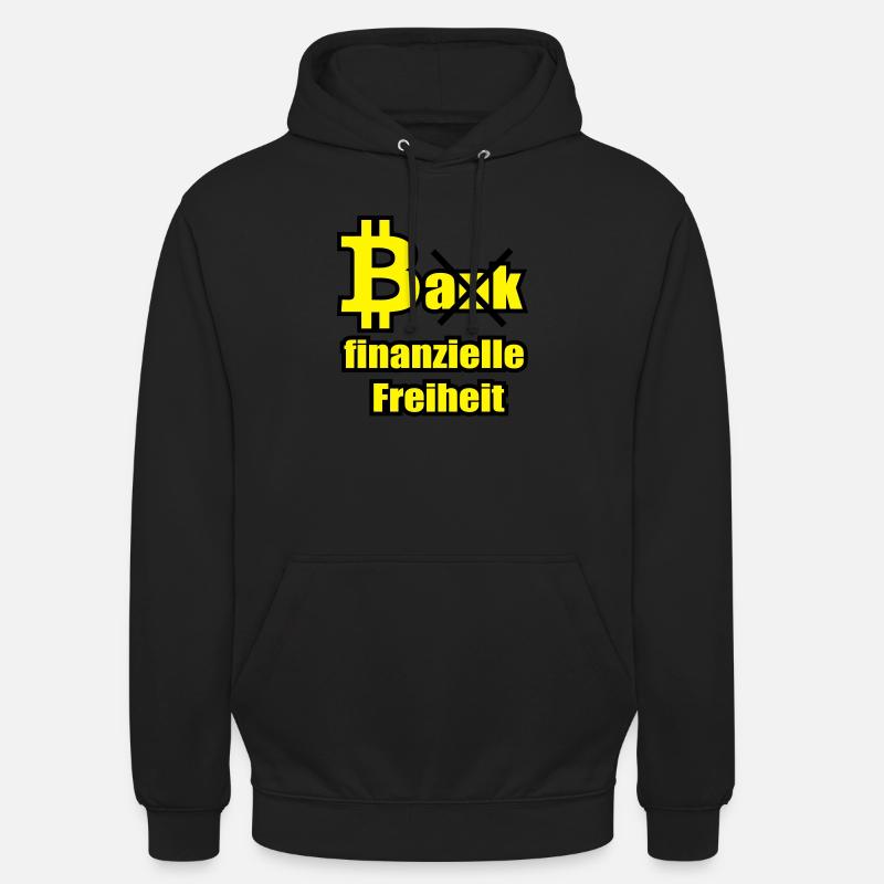Bitcoin vs Bank - Unisex Hoodie - Schwarz