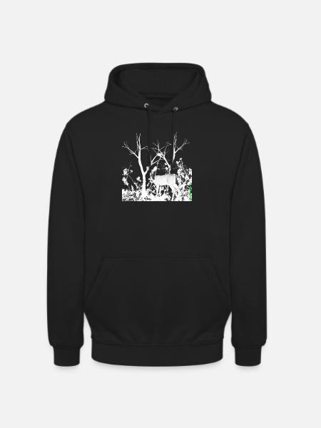 deer - Unisex Hoodie - black