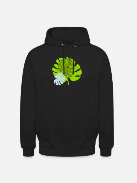 leaves - Unisex Hoodie - black