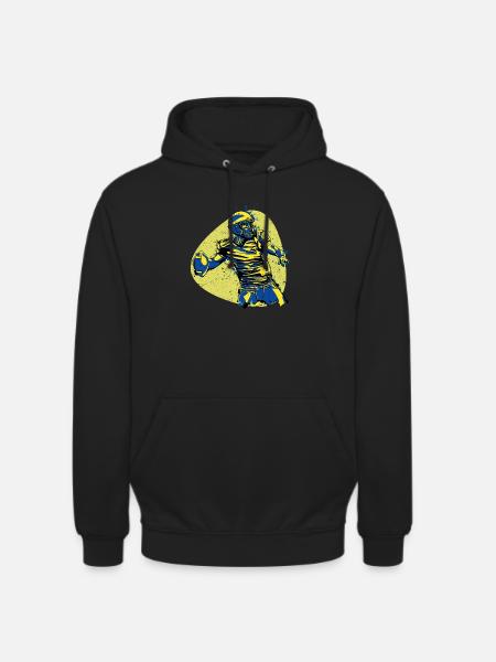 Amerikansk fodboldhelt quarterback vinder vintage - Hættetrøje unisex - sort