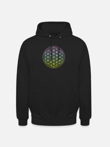 yoga - Felpa con cappuccio unisex - nero