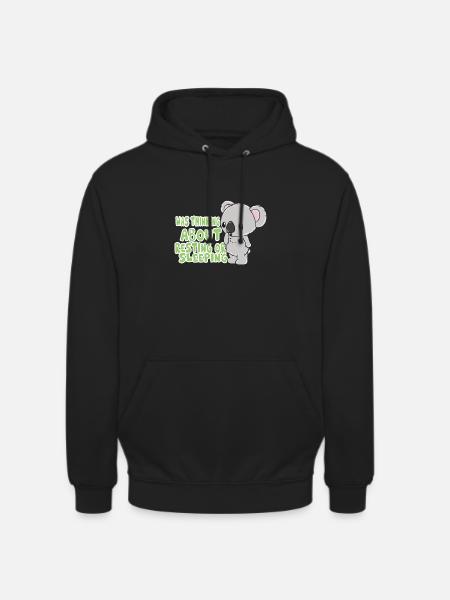 koala - Sweat-shirt à capuche unisexe - noir