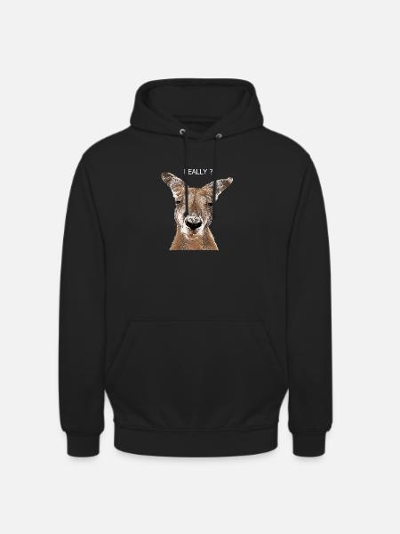 Kangaroo really? - Unisex Hoodie - black