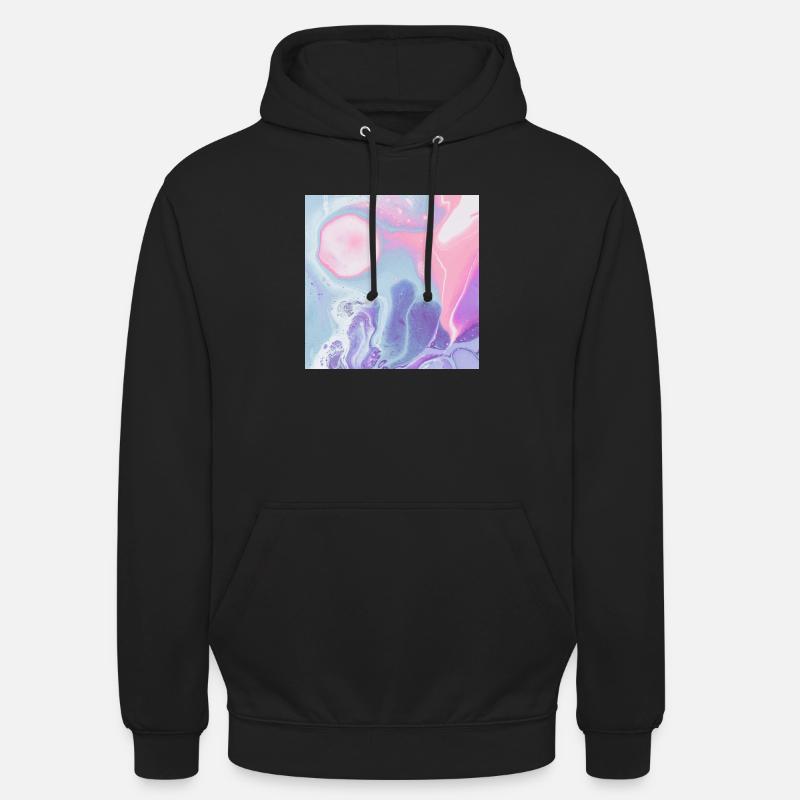 buntes Texturdesign des Mauspads - Unisex Hoodie - Schwarz