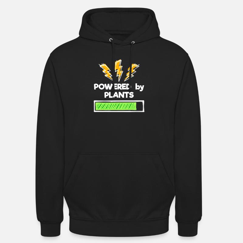 Umweltbewusst Vegan Statement - Unisex Hoodie - Schwarz