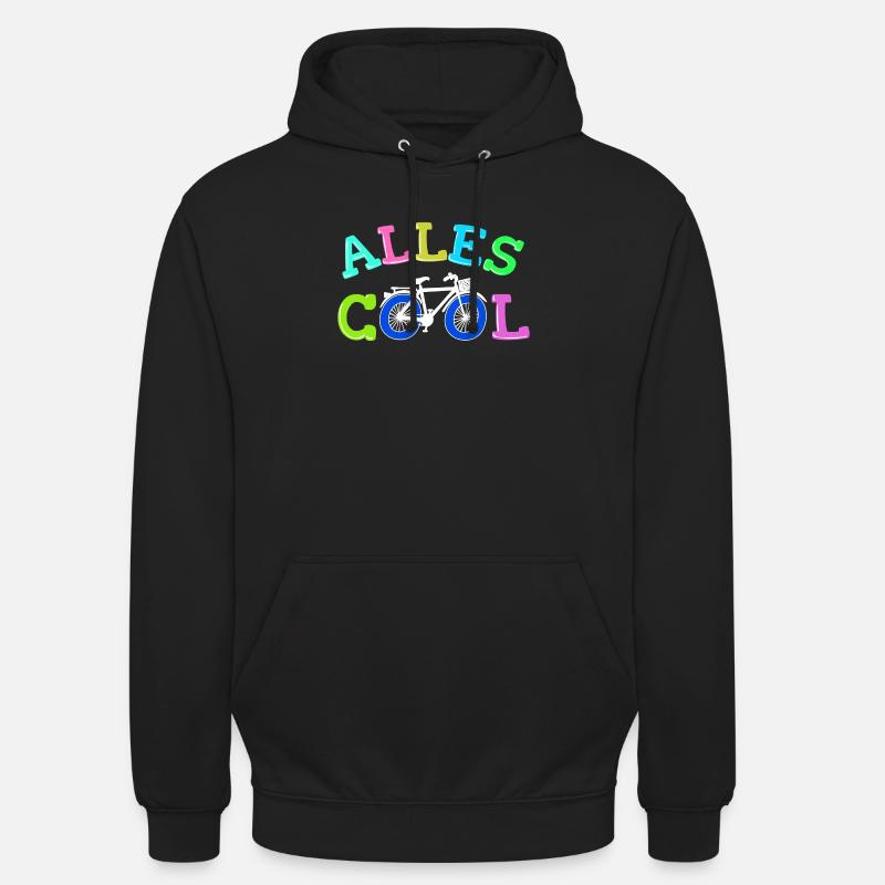 Fahrrad Biker Statement - Unisex Hoodie - Schwarz