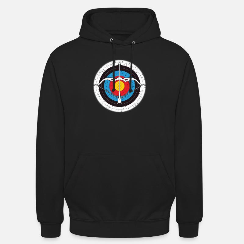 Bogenschießen, Bogensport, Bogenschütze, Archery - Unisex Hoodie - Schwarz