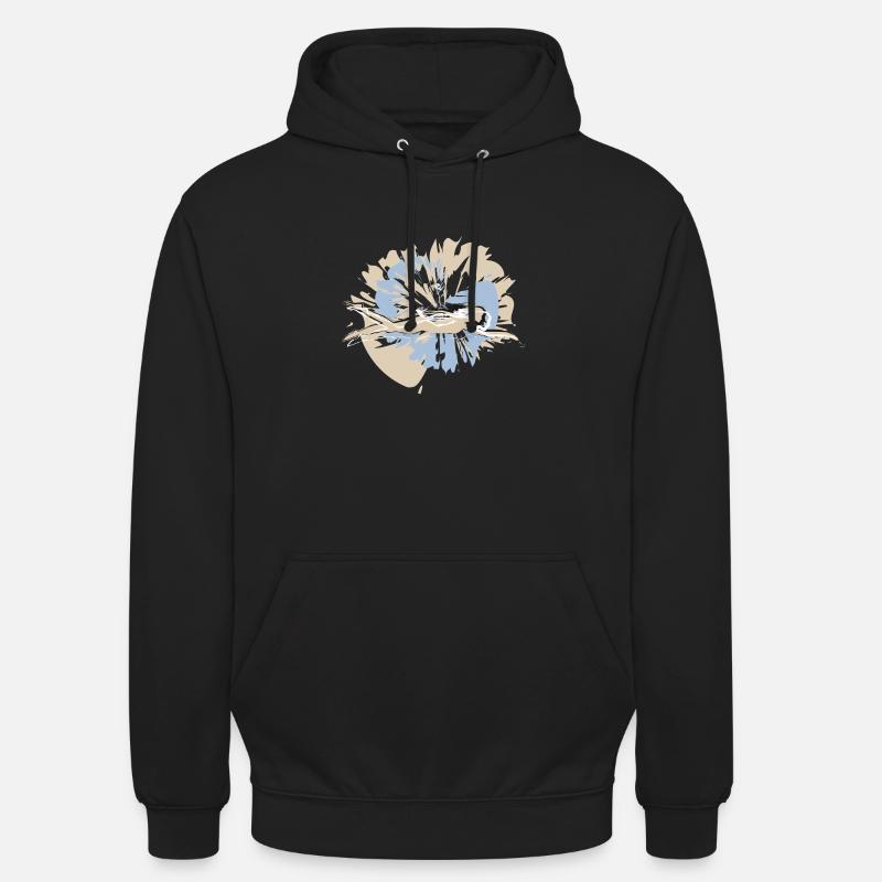 Nageur de la Saint-Valentin - Sweat-shirt à capuche unisexe - noir
