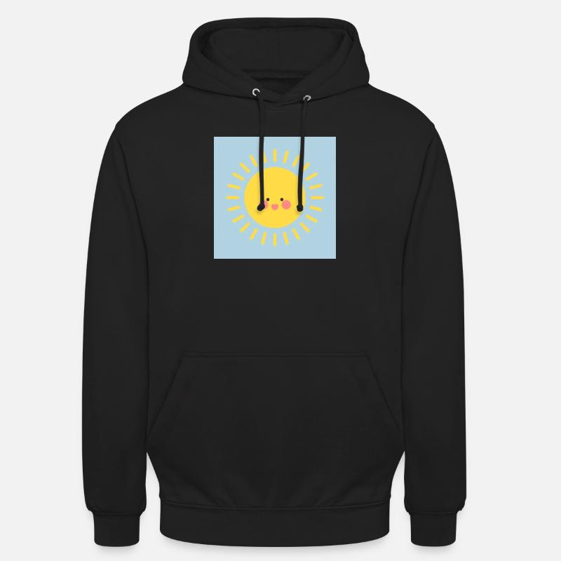 J.H - Unisex Hoodie - Schwarz
