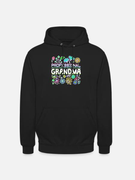 Großmama Spruch Großmutter Oma Ruhestand - Unisex Hoodie - Schwarz