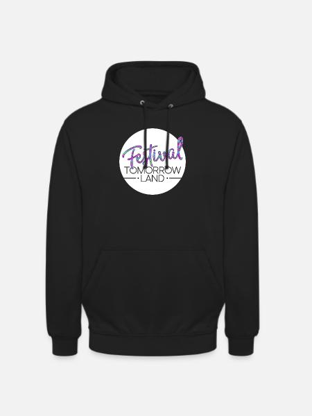 Tomorrowland Festival - Sweat-shirt à capuche unisexe - noir