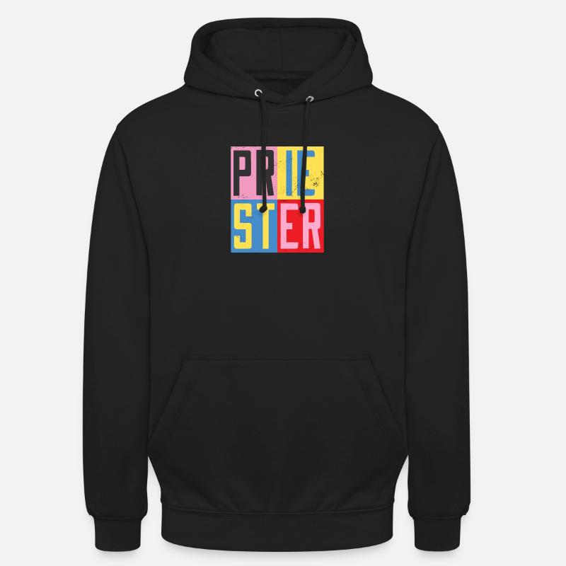 Priester Design - Unisex Hoodie - Schwarz