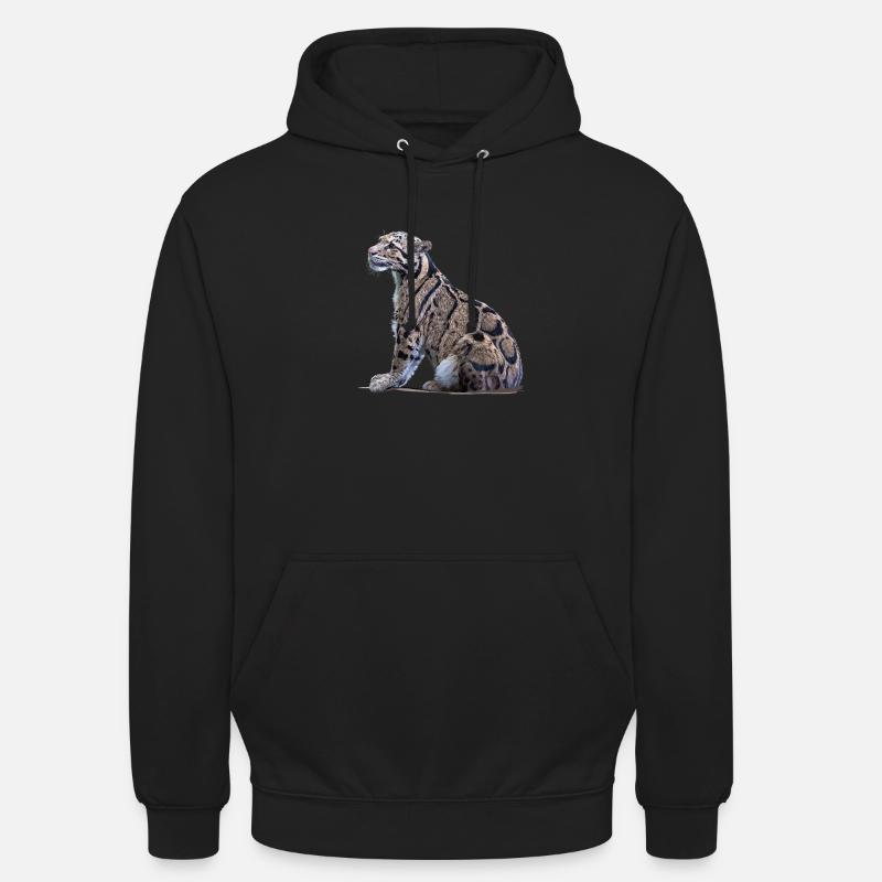 Nebelparder - Unisex Hoodie - Schwarz