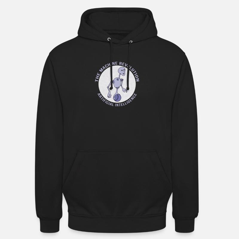 The Machine Revolution Artificial Intelligence - Unisex Hoodie - black