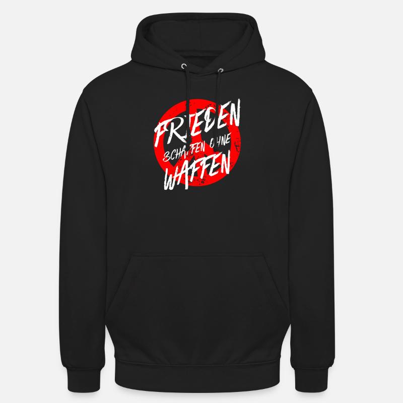 Frieden schaffen - Unisex Hoodie - Schwarz
